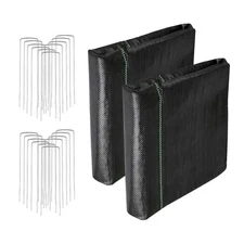 3FT x 100FT Weed Barrier Landscape Fabric (2 Pack 3x50FT) - Premium Heavy-Dut...