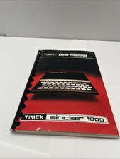 Timex Sinclair 1000 User Manual  Near Mint, No Marks, Complete Protective Sleeve