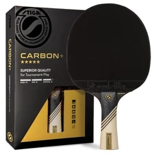 Carbon+ Ping Pong Paddle – 7-ply Extra Light Carbon Fiber Blade – 2mm Premium...