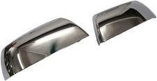 Chrome Side Mirror Upper Top Half Cover for 2007-2021 Toyota Tundra Sequoia