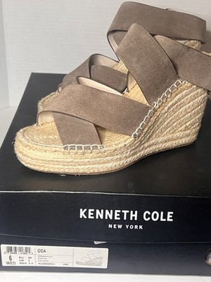  Kenneth Cole New York ''Oda'' Espadrille Wedge Sandals