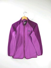 Patagonia El Cap Fleece Jacket Purple Girl's XL 14