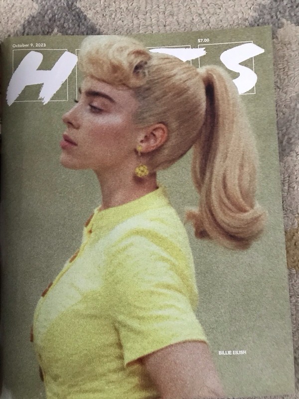 Billie Eilish HITS Music Industry Magazine October 9, 2023