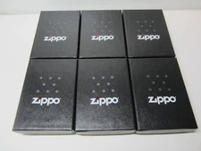 Zippo Cosmetic Box and Warranty Card Set of 6 for Regular Size Used