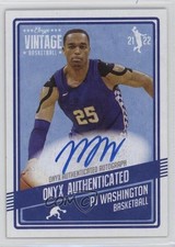 2021-22 Onyx Vintage Auto PJ Washington Jr #VAPW Auto i6j