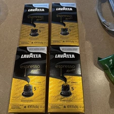 4 Lavazza Espresso Maestro Lungo Light Roast 40 Count For Nespresso Exp6/30/2025