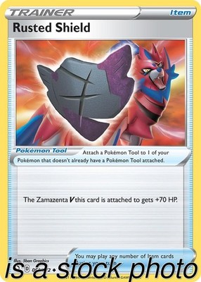 Rusted Shield 061/072 Shining Fates Reverse Holofoil Pokemon (LP-NM)