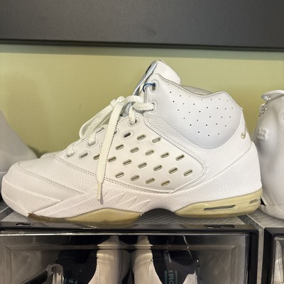 Air Jordan Melo 5.5 White Silver Size 11.5 box kept Rare  collector item  