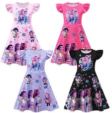Kids Girls  Cosplay Costume Party Birthday Fancy Dress Skirts Dresses