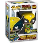 Funko POP! Marvel Zombies ZOMBIE WOLVERINE #662 EXCLUSIVE GITD NEW Protector NM