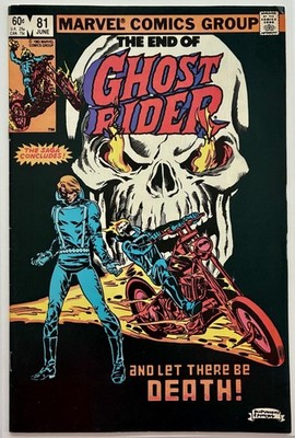 Ghost Rider #81 Final Issue Bronze Age Marvel Comics 1983