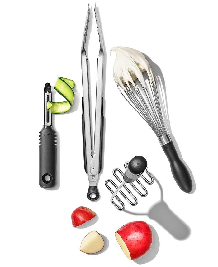 OXO Good Grips Essential 4-Piece Kitchen Tool Set - White