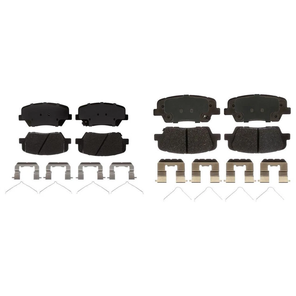 Pastillas de freno delanteras y traseras R-Line 2017 para Hyundai Santa Fe Sport Foto 4 de 4