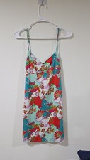 Josie Natori Floral Print Chemise Slip Dress, Small