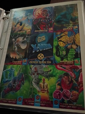 Fleer Marvel X-Men Uncut Trading Card Sheet 1994 Premiere Edition