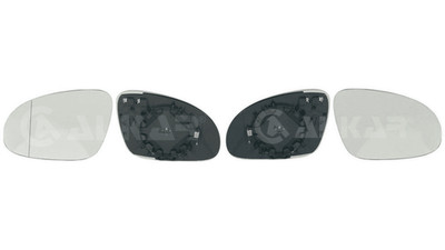 2x Spiegelglas Außenspiegel für SEAT SKODA VW ALHAMBRA SUPERB I EOS GOLF V