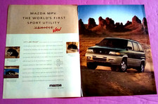 1997 Mazdz MPV 2 PAGE PRINT AD