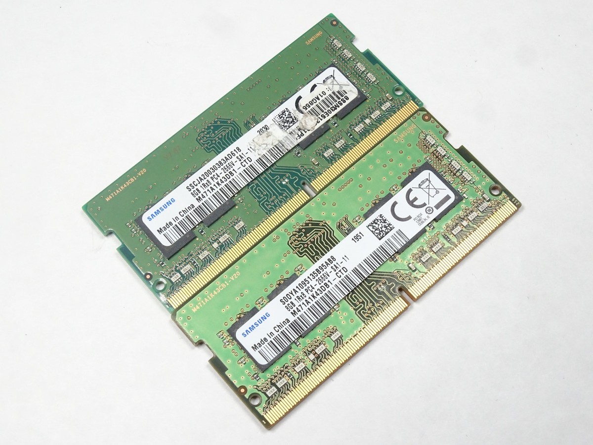 Samsung 16GB (2 x 8GB) DDR4 SO-DIMM PC4-2666V Laptop RAM