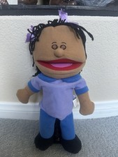 Oriental Trading Company Happy Kids Ethnic Girl Full Body Hand Puppet Plush 14  