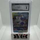 2019 Pokemon Japanese Remix Bout Blastoise & Piplup GX #016/064 CGC 8 Mint