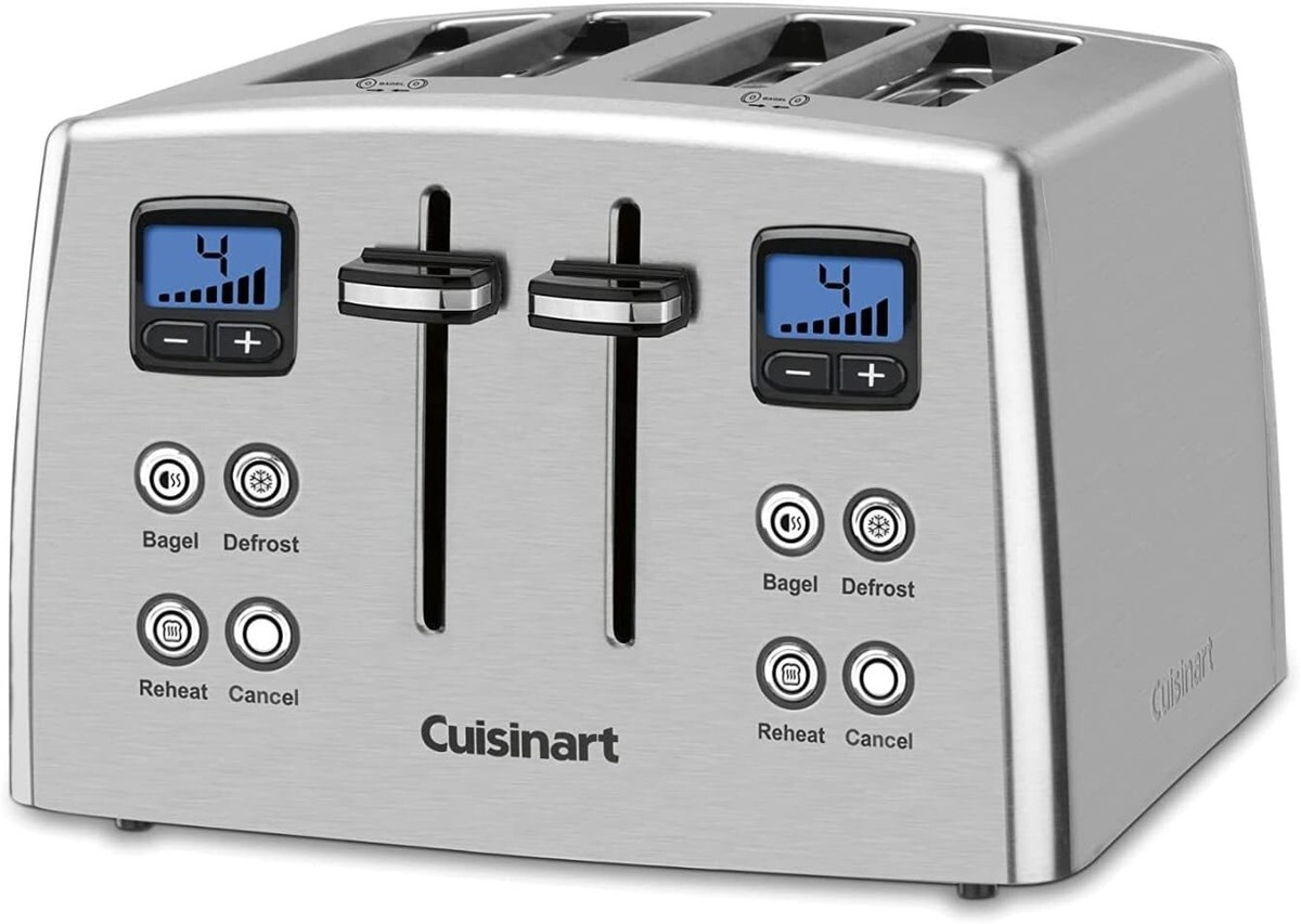 Cuisinart 4-Slice Countdown Motorized Toaster, Stainless Steel