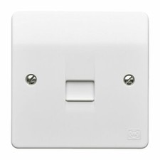 Image of MK Single Gang Master Telephone Socket White K422RPWHI