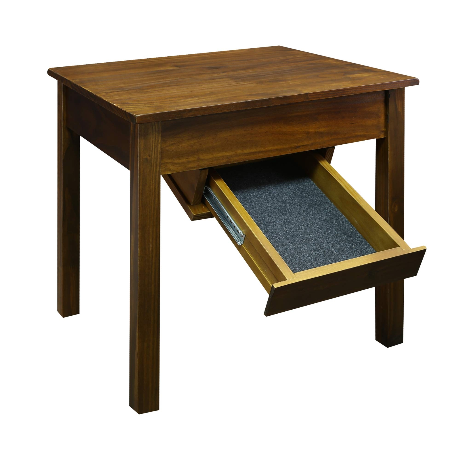 Casual Home 615-15 Kennedy End Table with Concealed Drawer Concealment Furniture