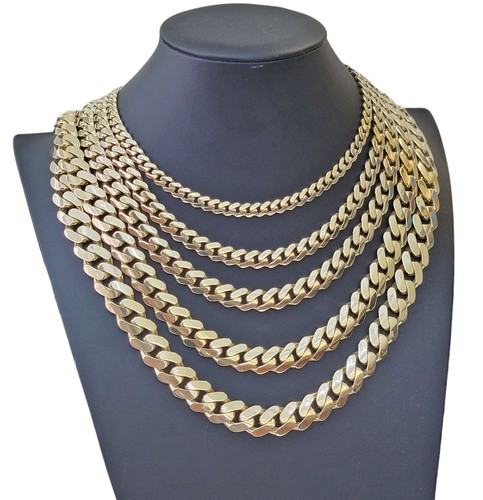 Real 14k Yellow Gold Bracelet Link Royal Monaco Cuban Link 7mm- 11mm 8 /8.5 Inch - Picture 7 of 10
