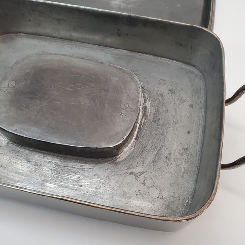 Antique 1810 Old Sheffield Plate Warmer Rectangular w/ Family Crest Silver Plate - Picture 15 of 24