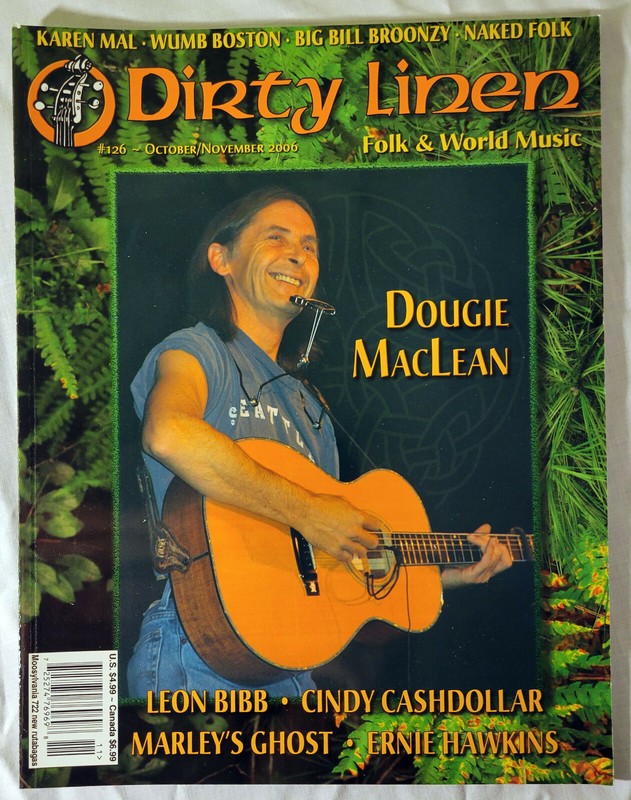 Dirty Linen folk & world music mag #126 Oct/Nov '06 Dougie MacLean/Leon Bibb/++