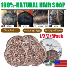 Natural Polygonum Hair Darkening Shampoo Bar Dark For Gray Hair Reverse Soap