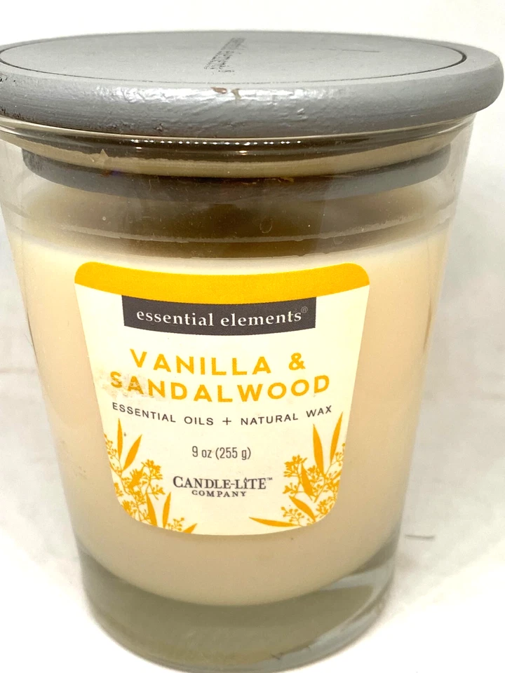 CANDLE-LITE Essential Elements by Candle-Lite Scented Vanilla & Sandalwood - Image 2 of 4