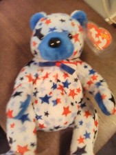 Ty~Beanie Babies "Blue" The Bear