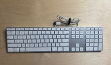 Apple A1243 Wired USB Keyboard W/ Numeric Keypad White Genuine Tested