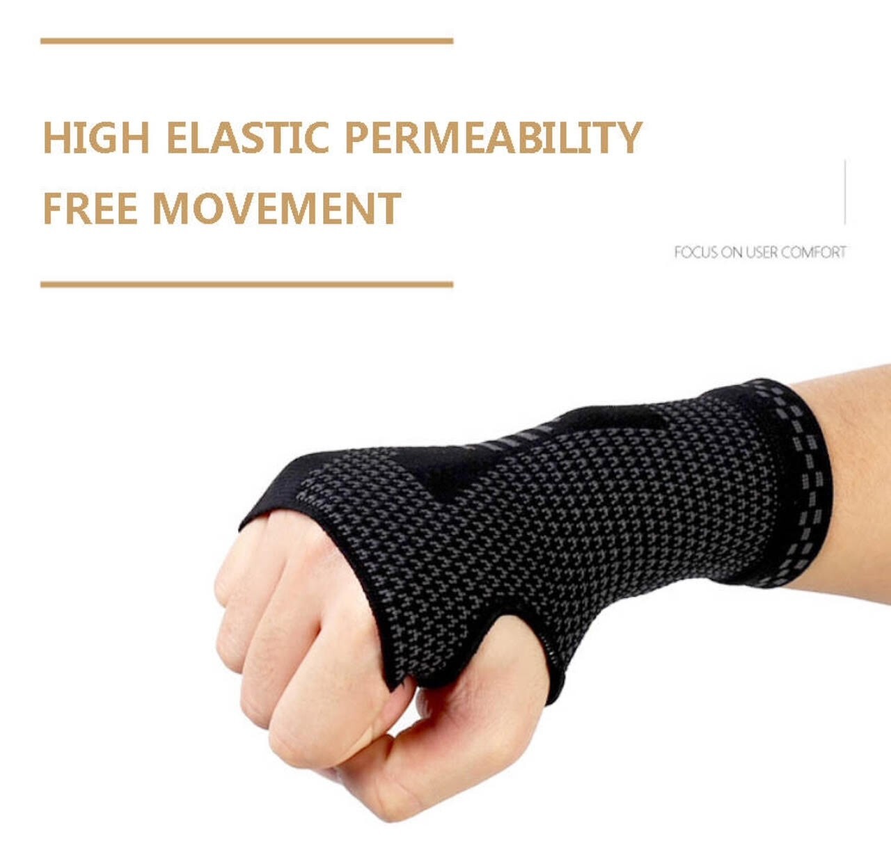 Wrist Support Arthritis Weight Lifting Brace Bandage Straps Gym Sprain