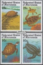 Micronesia 215-218 orizzontale Coppie (compl. Ediz.) MNH 1991 Tartarughe marine