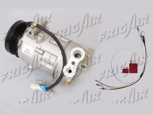 Compresseur de climatisation pour Opel Astra H 1.6 GTC avec poulie 5 rainures haute performance