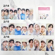 STRAY KIDS SKZ 5TH FANMEETING 5'CLOCK STAYZONE PHOTO CARD 2/14,15,16 + TrackingN