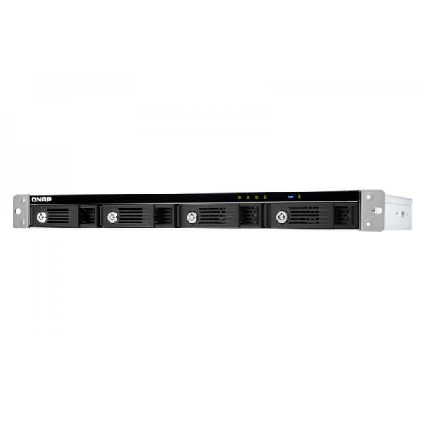 QNAP TR-004U array di dischi Nero, Grigio