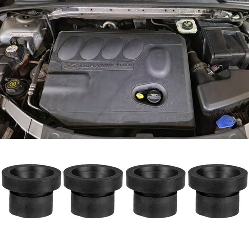 4 pièces capot moteur manette en caoutchouc pour Ford Fiesta, Focus C-Max S-Max Galaxy - Photo 1/9