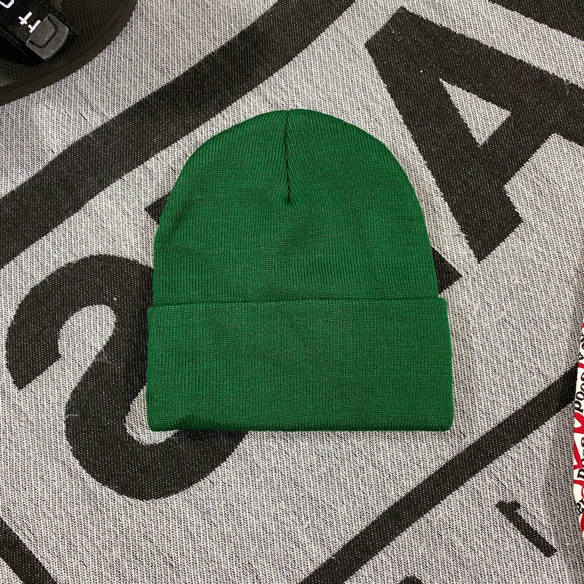 [希少品　入手困難]80s stussy outdoor beanie Stussy Big Stock Cuff Beanie Hat Forest OS BNWT | eBay
