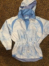 Vintage Obermeyer Sport Ski Jacket Pullover womens 8 with hood