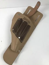 Makita Leather Tool Belt Power Tool Pouch Holder Snap 13” Long Heavy Duty