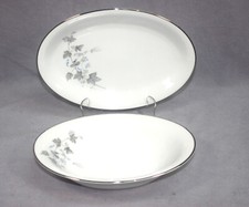 Noritake "Ivyne" 12" platter and oval vegetable bowl