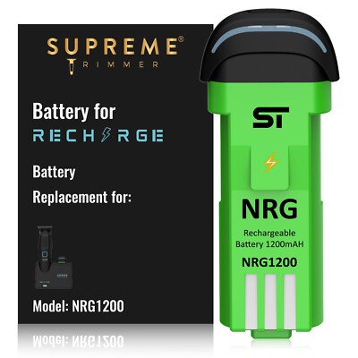 Supreme Trimmer Replacement External Battery NRG1200 | For RECHARGE ST777