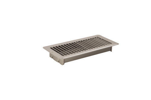как выглядит Brown Steel Floor Register Vent Diffuser, Close Damper, Fits 4"x10" Duct Opening фото