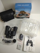 10x50 Free Soldier Binoculars Prism FMC Lenses/ High Quality