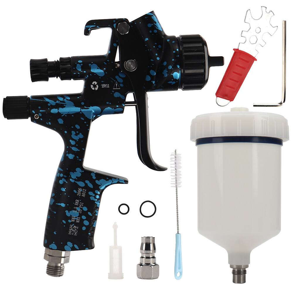 HVLP Air Gravity Feed Spray Gun Mini Spray Gun Kit Paint Sprayer For
