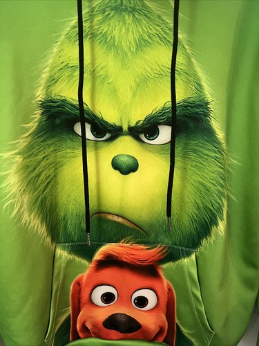 3D Green Grinch Hoodie Men's And Women's Children's Sweatshirt Hip Hop Hoodie - Picture 3 of 12