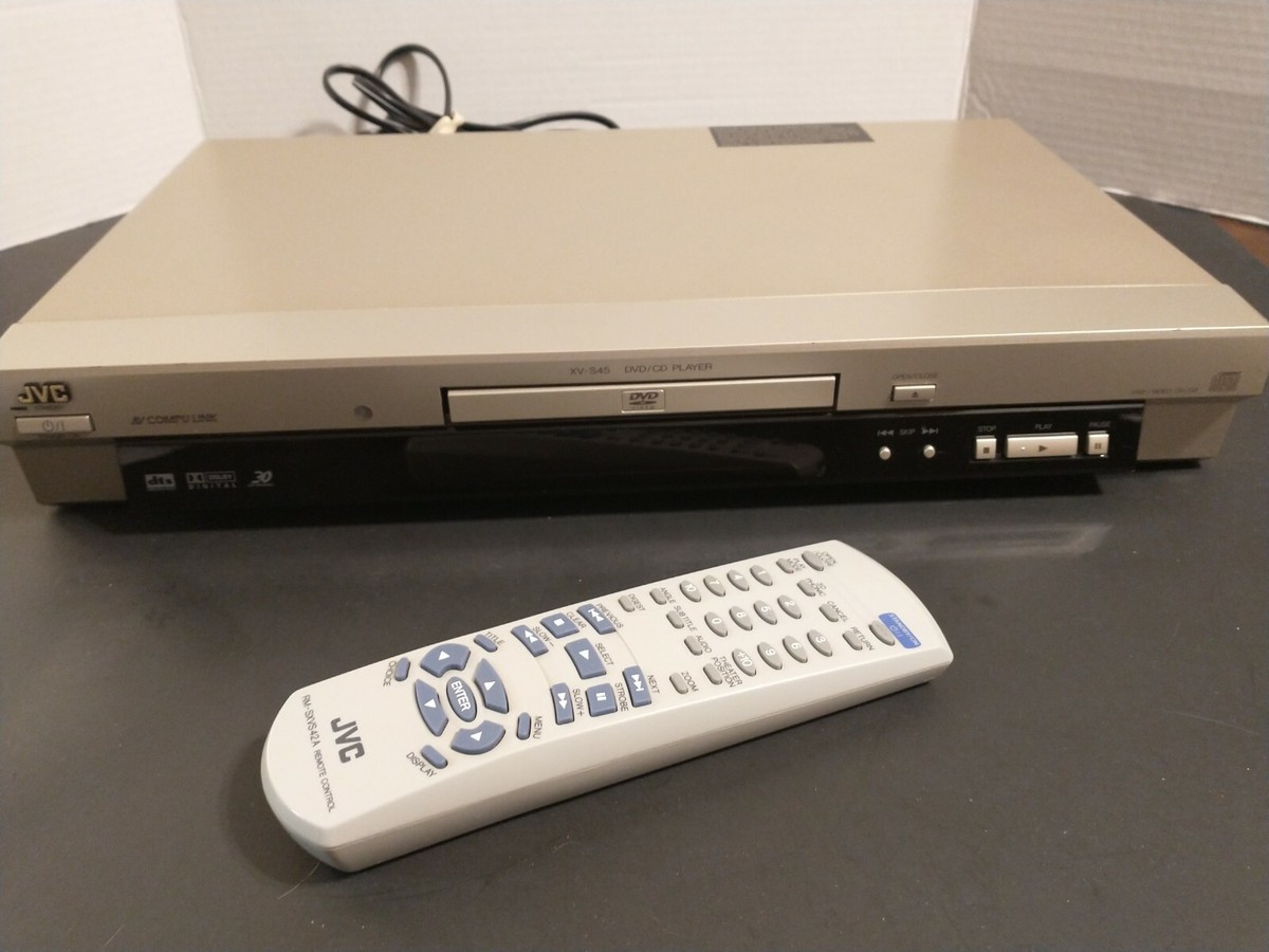 JVC XV-S45 DVD / VIDEO CD / CD-R DOLBY DIGITAL DTS 3D PHONIC AV